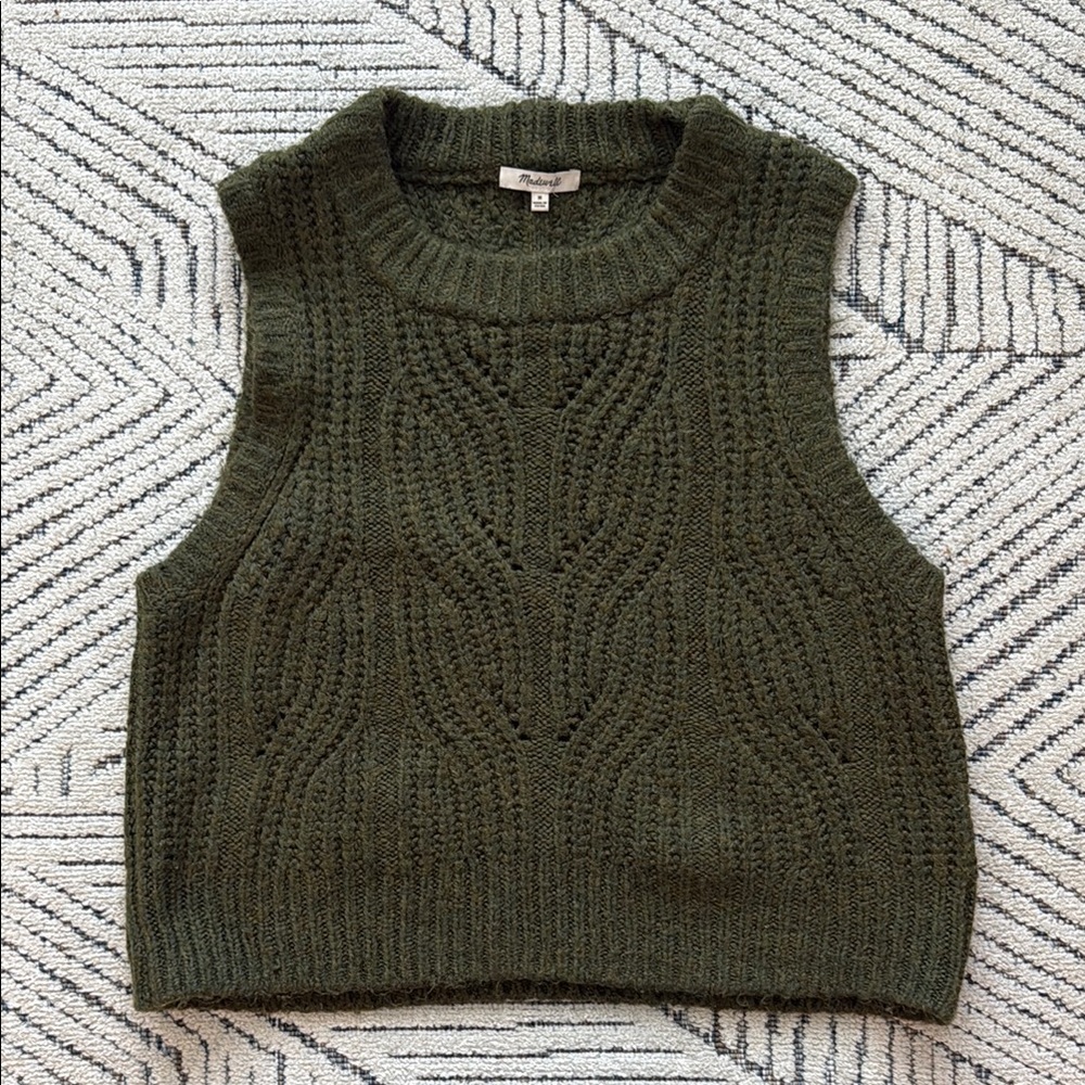Madewell Olive Green Knit Tank Top